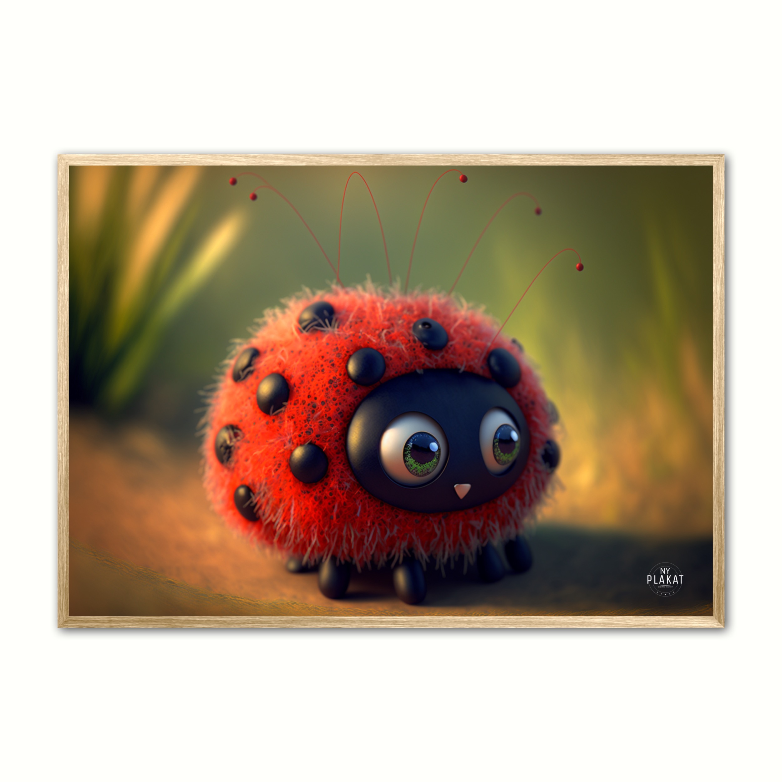 Billede af Plakat med Fluffy Spot - Fuzzballs 21 x 29,7 cm (A4)