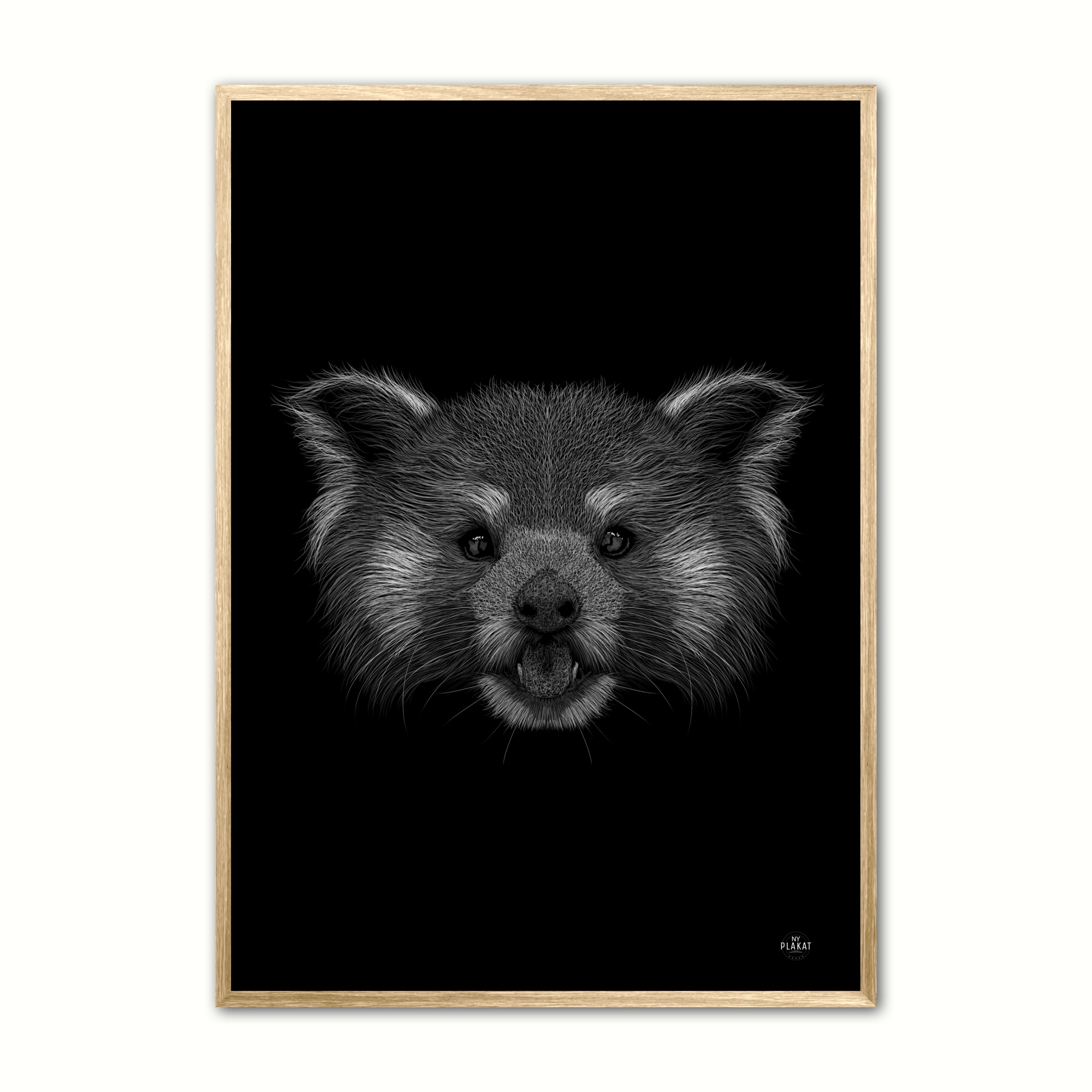 Rd Panda - Scribble plakat 21 x 29,7 cm (A4)