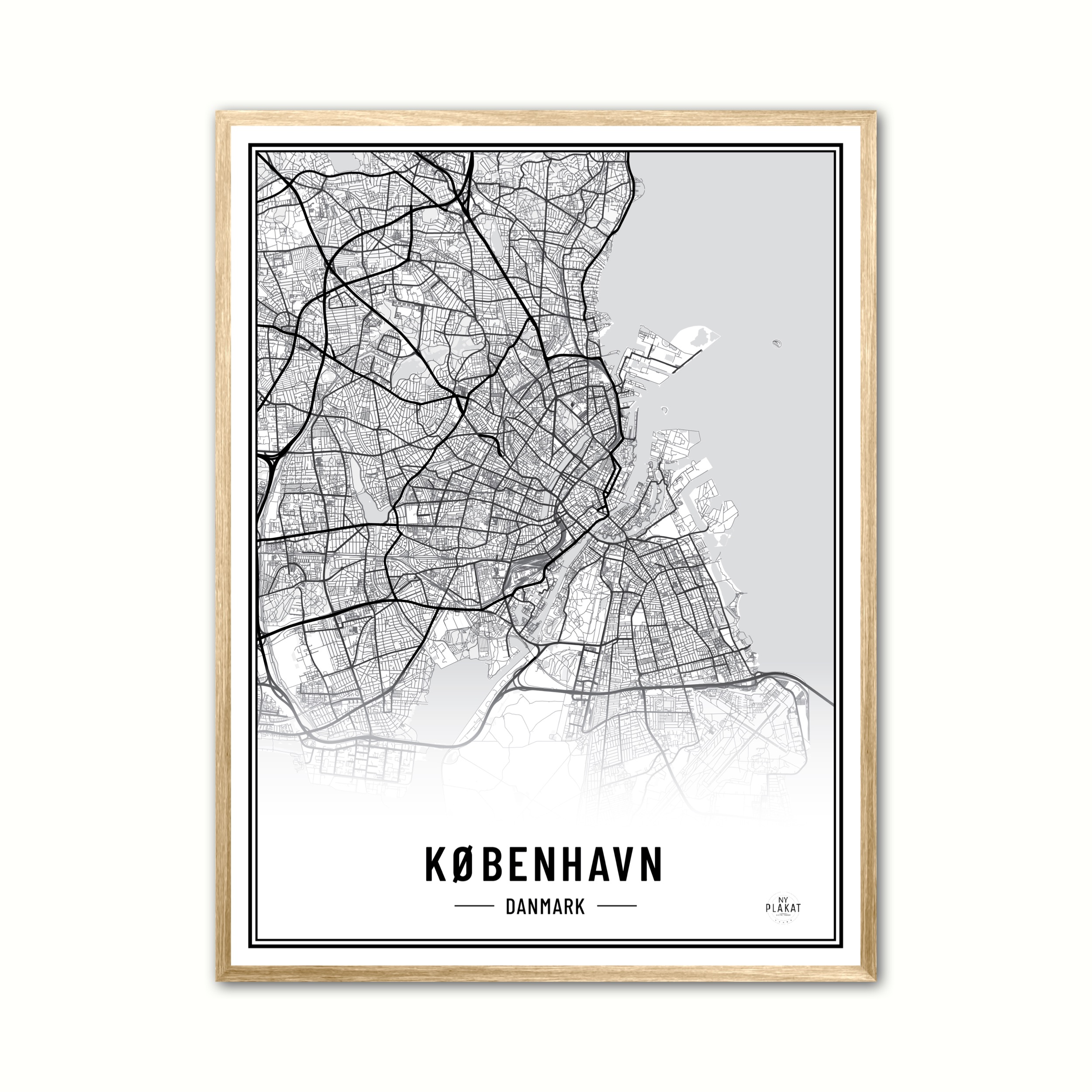 Billede af Plakat med Kbenhavn - Plakat 21 x 29,7 cm (A4)