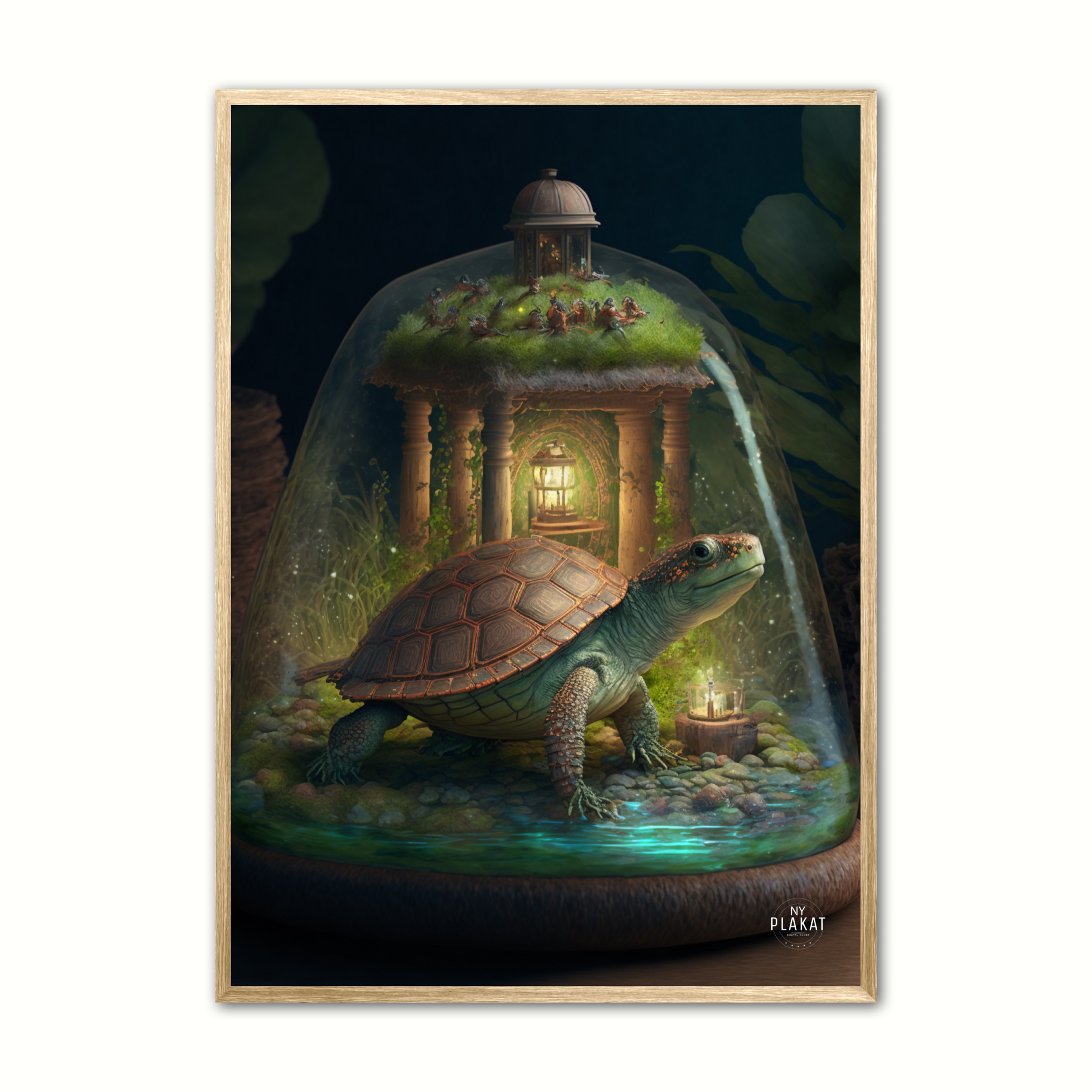Billede af Skildpadde plakat Nr. 2 21 x 29,7 cm (A4)
