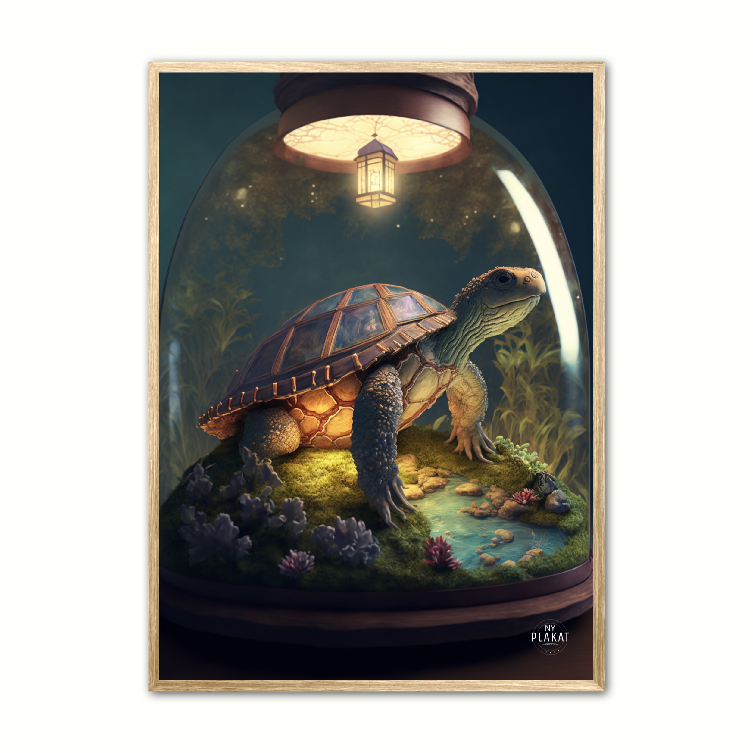 Billede af Skildpadde plakat Nr. 1 21 x 29,7 cm (A4)