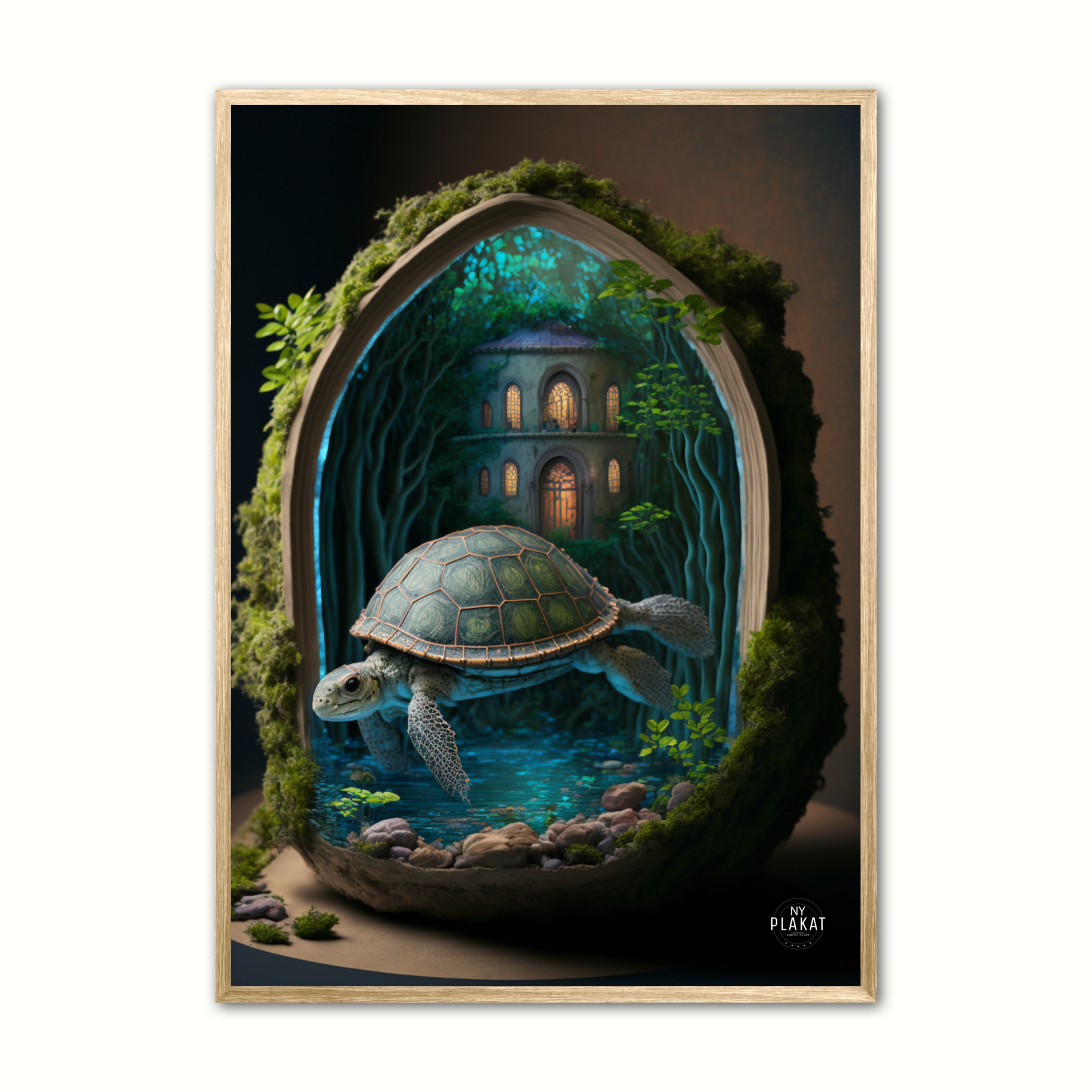 Billede af Skildpadde plakat Nr. 3 21 x 29,7 cm (A4)