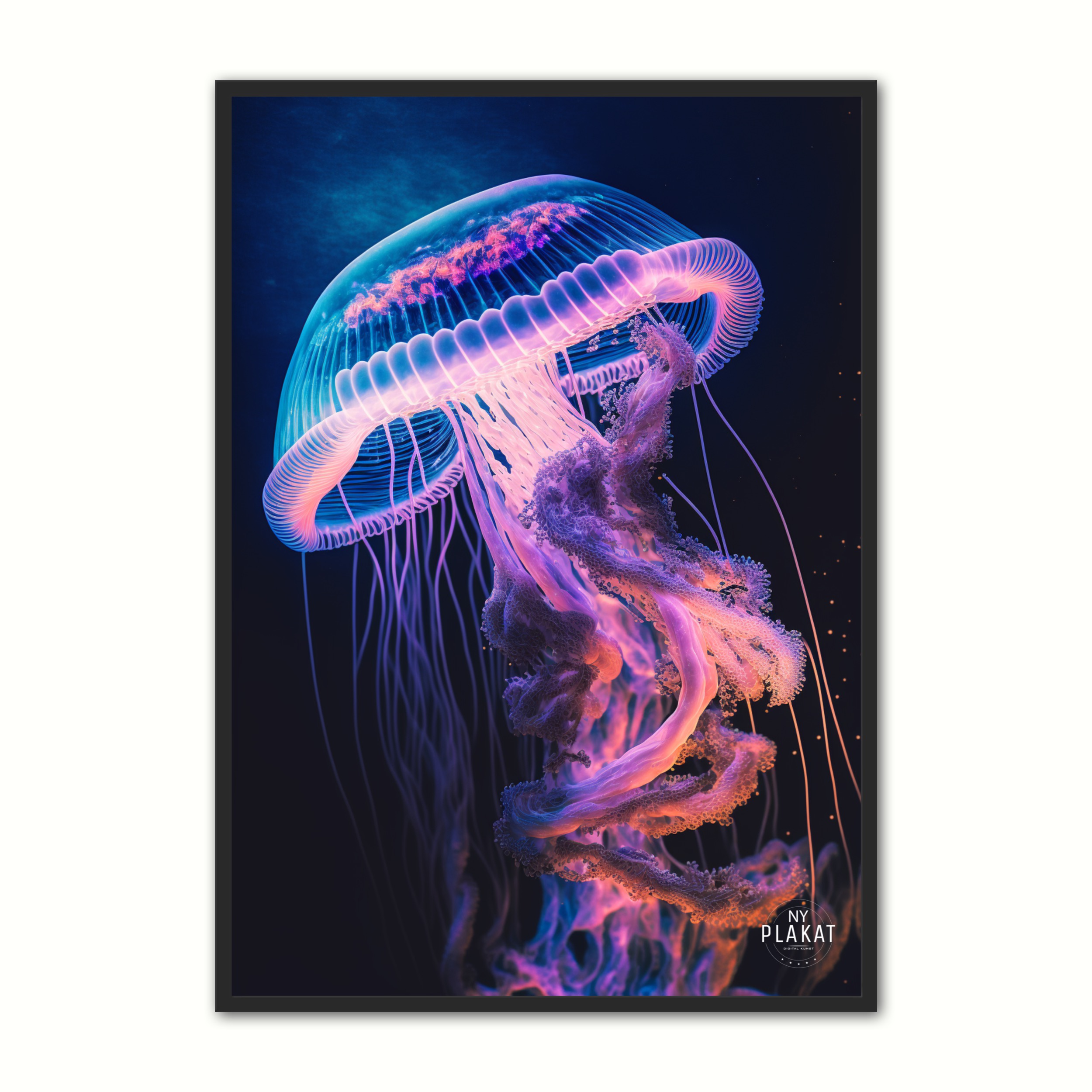 Se Jellyfish plakat No. 6 50 x 70 cm (B2) hos Nyplakat.dk