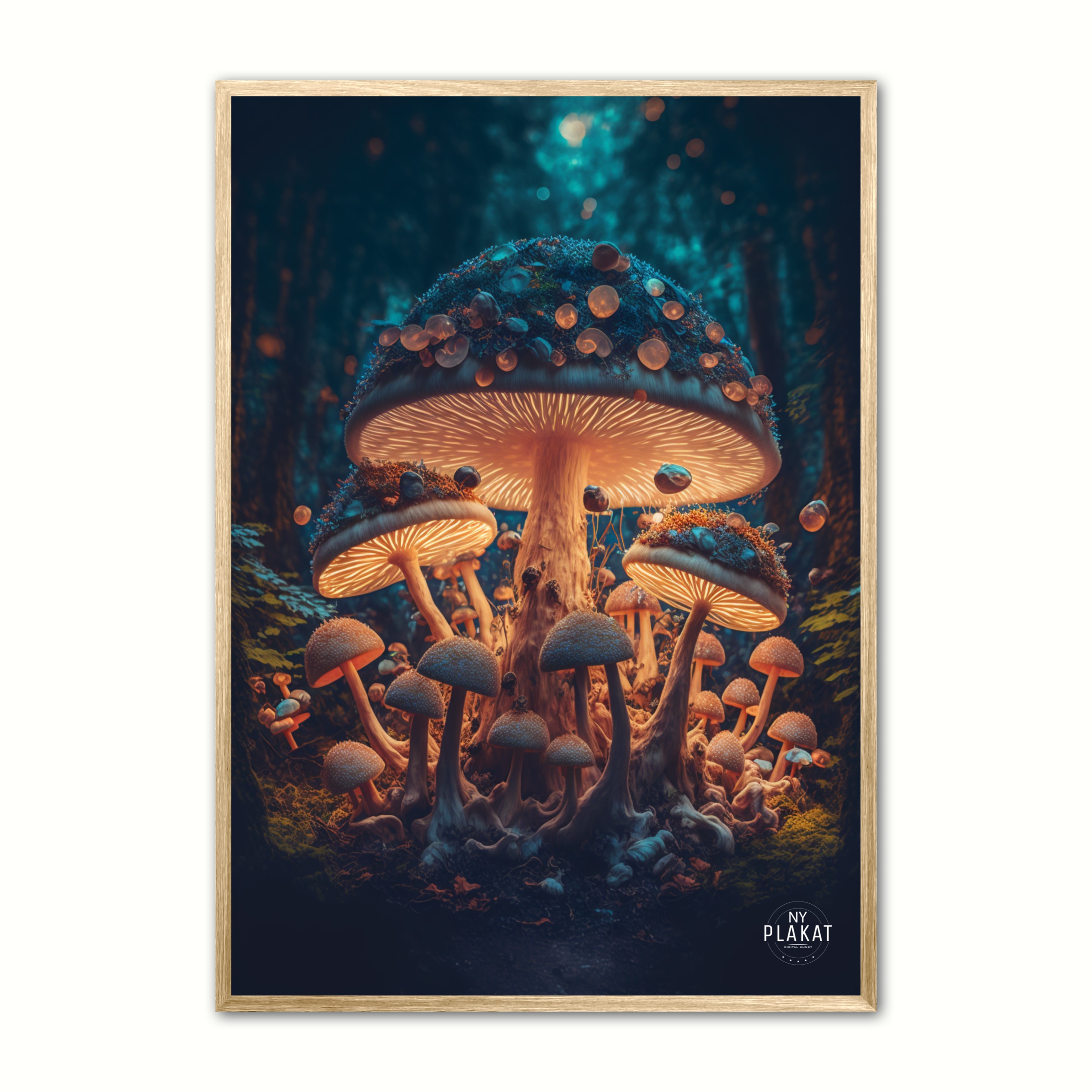 Fortryllet Svampe plakat Nr. 2 21 x 29,7 cm (A4)