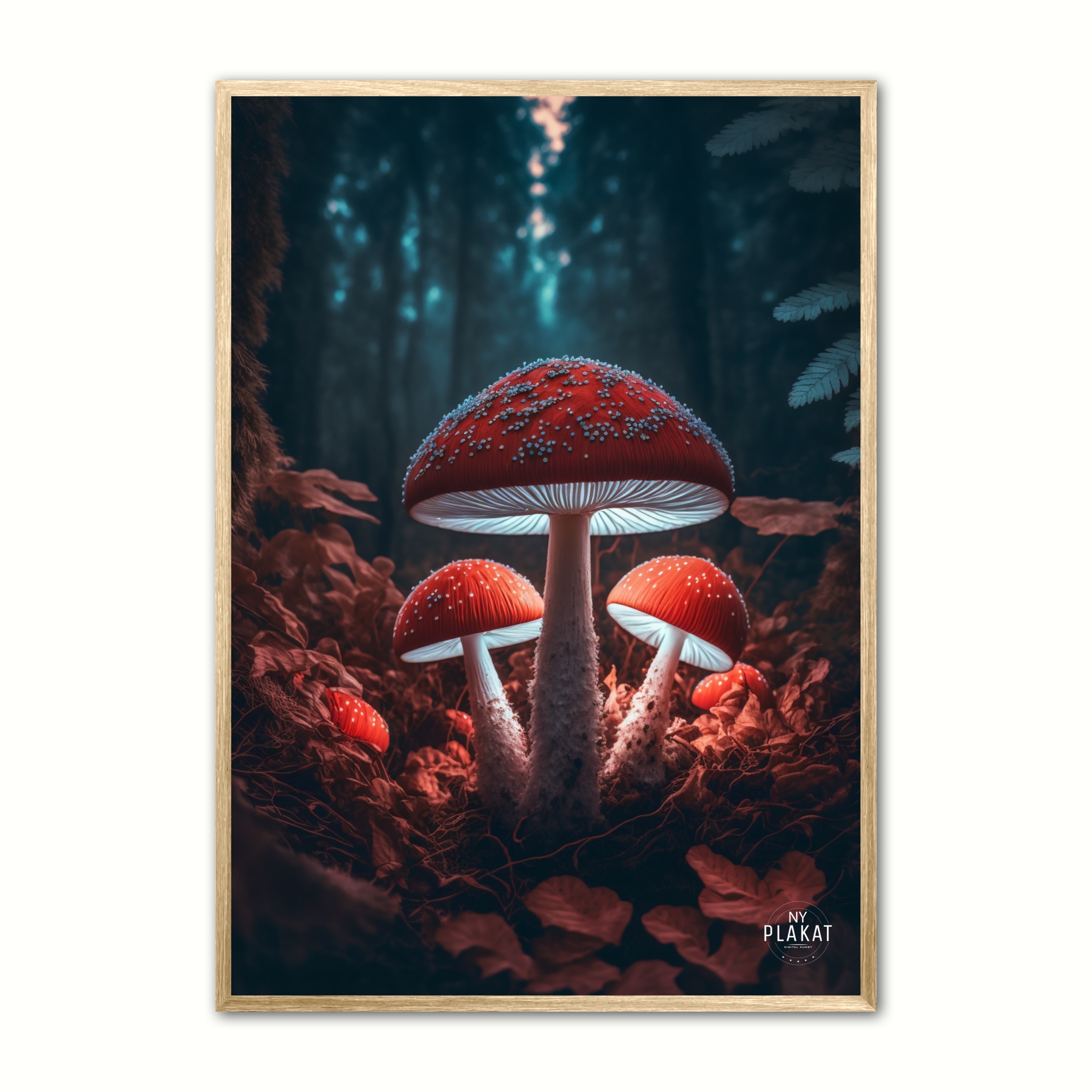 Fortryllet Svampe plakat Nr. 5 21 x 29,7 cm (A4)