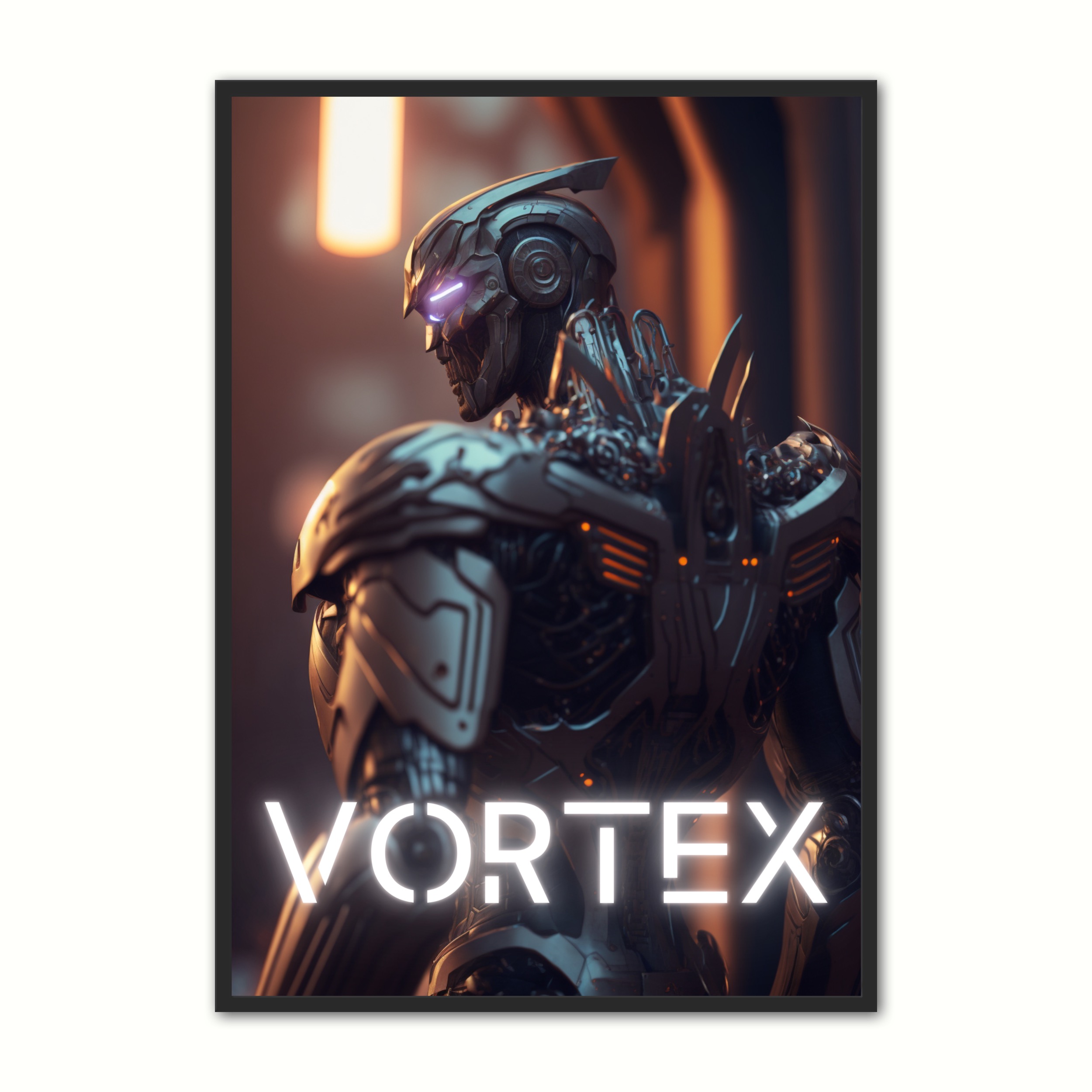 Billede af Plakat med Vortex - Android 21 x 29,7 cm (A4)