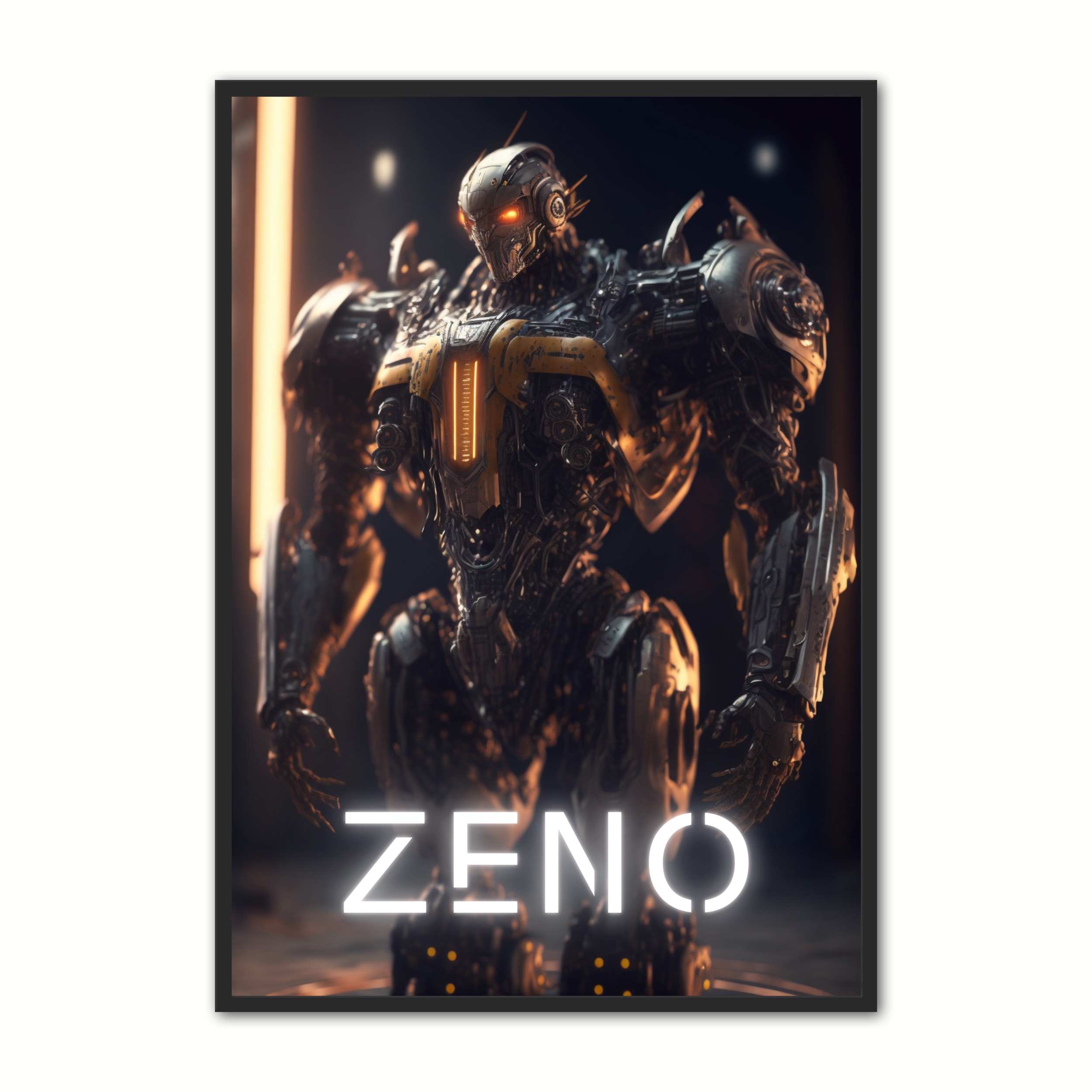 Billede af Plakat med Zeno - Android 21 x 29,7 cm (A4)