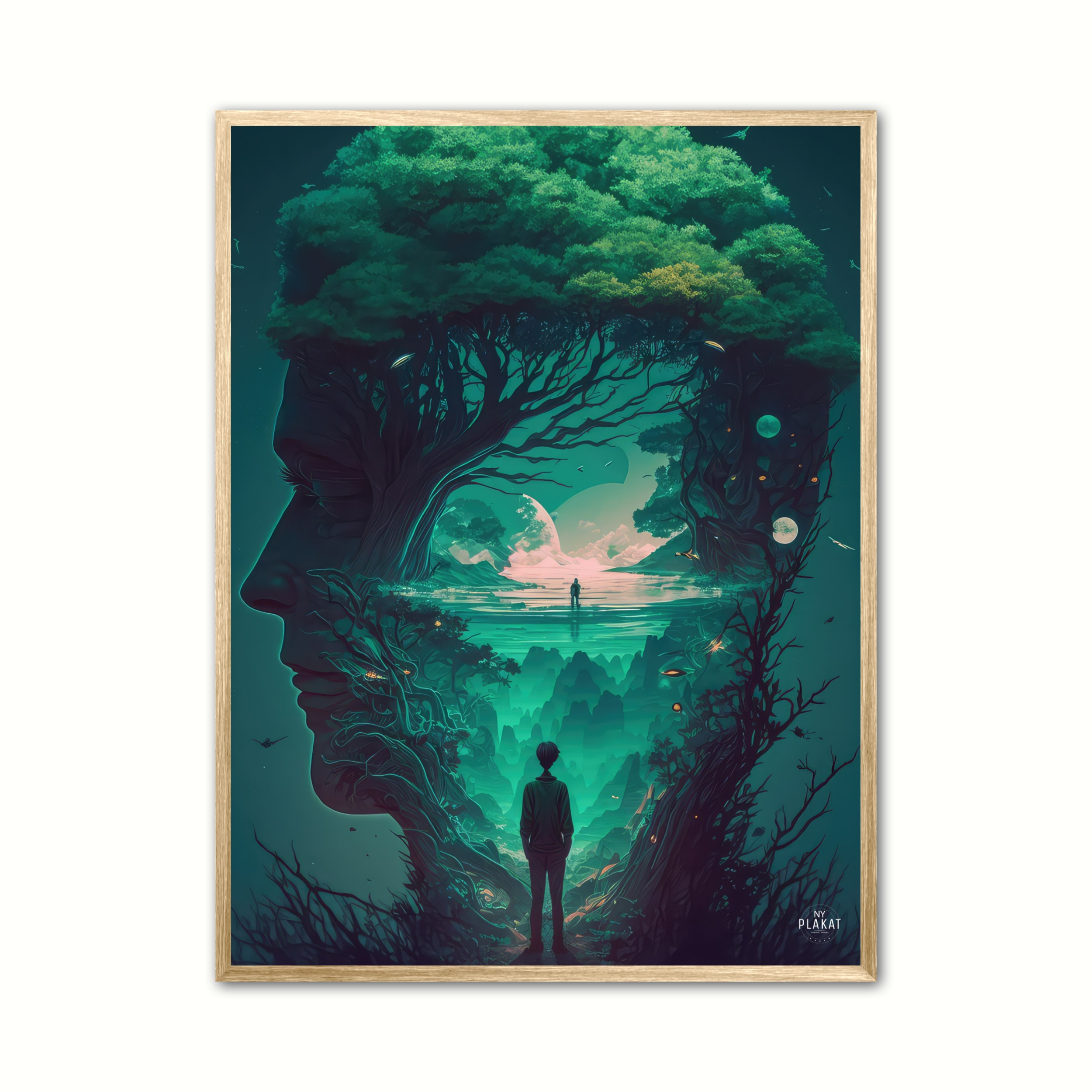 Plakat med Clear your mind No. 2 21 x 29,7 cm (A4)