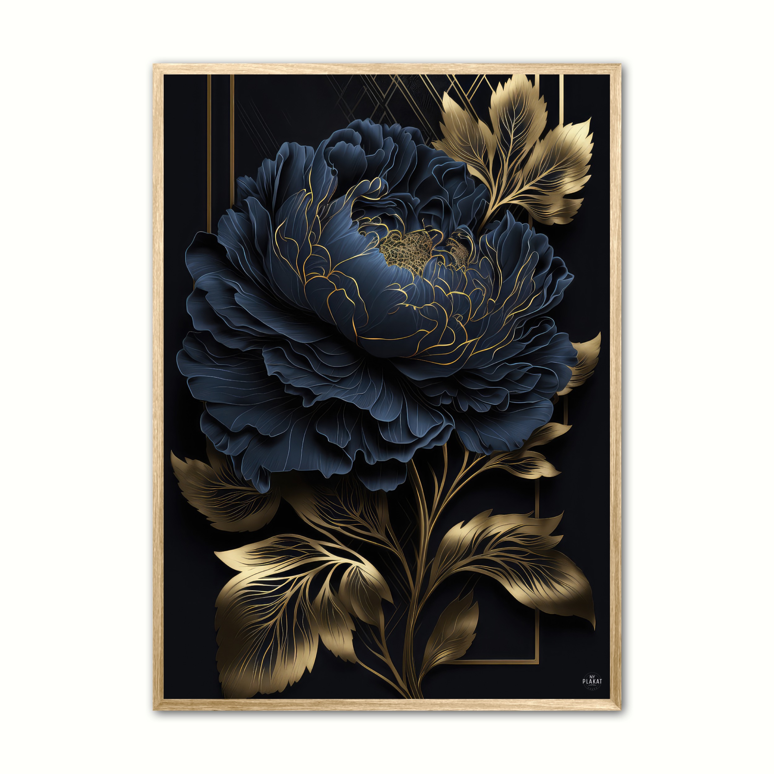 Plakat med Midnatsblomst Nr. 2 21 x 29,7 cm (A4)