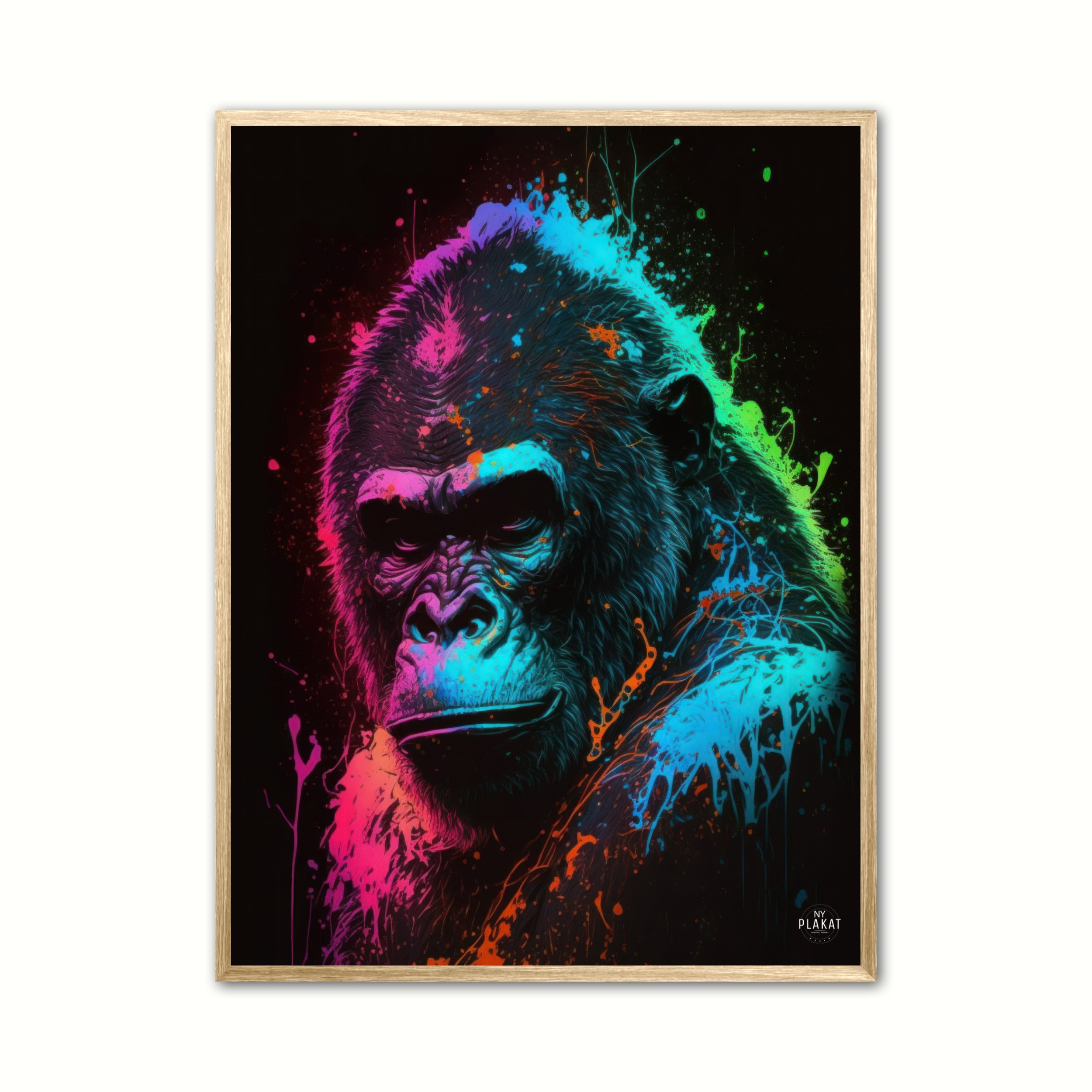 Gorilla plakat 1 21 x 29,7 cm (A4)