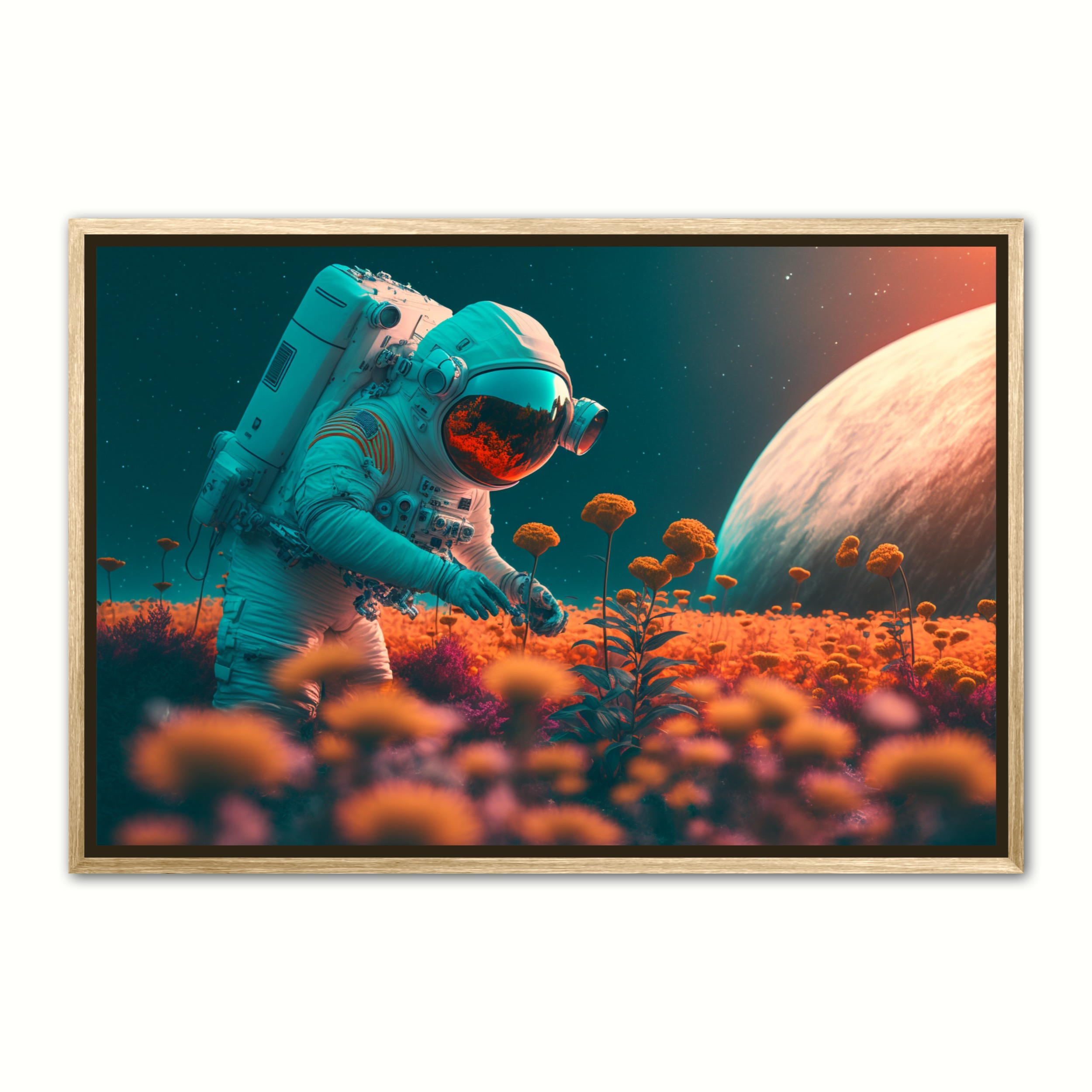 Billede af Plakat med Turen - Interstellar Orange 21 x 29,7 cm (A4)