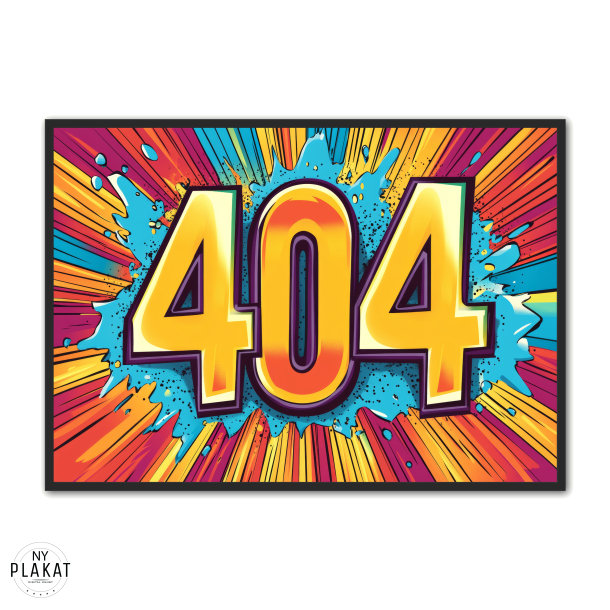 404 - Gamer Plakat