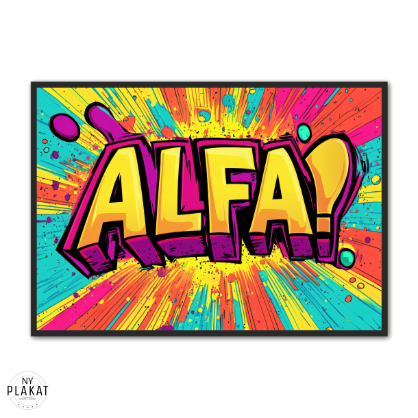 ALFA 1 - Gamer Plakat