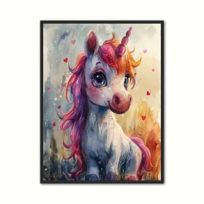 Enhjrning Plakat 18 - Brneplakater