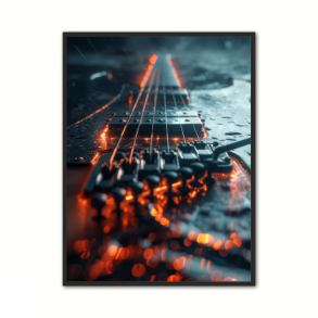 Guitar Plakat 3 - Musikplakat 