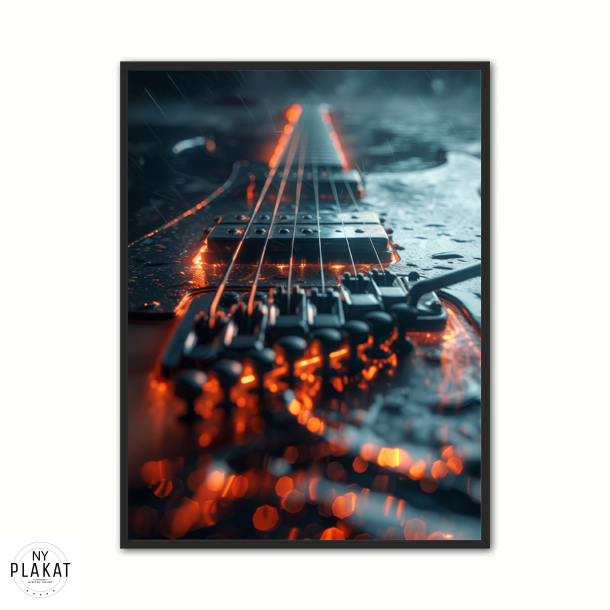 Guitar Plakat 3 - Musikplakat 