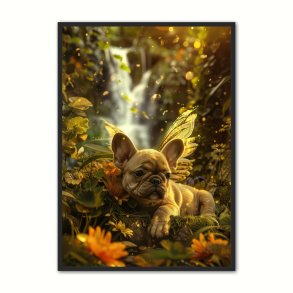 Hund Plakat 2 - Fransk Bulldog