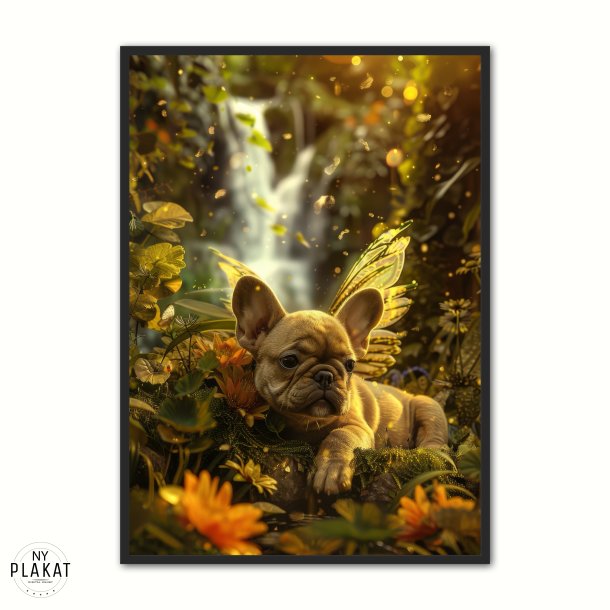 Hund Plakat 2 - Fransk Bulldog