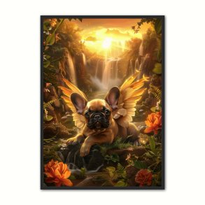 Hund Plakat 3 - Fransk Bulldog