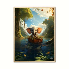 Elefant i bd Zoom 2 - Fantasi plakat