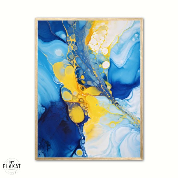 Marble Swirls plakat - Abstrakt