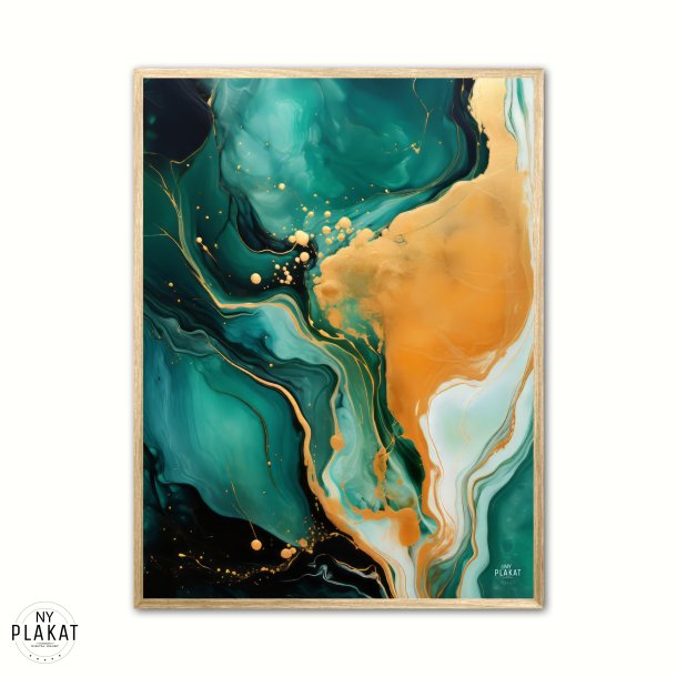 Emerald Dreamscape - Abstrakt
