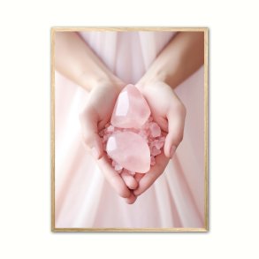 Rosakvarts Nr. 4 - Krystaller