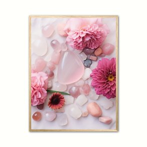 Rosakvarts Nr. 5 - Krystaller