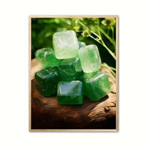 Grn Aventurin plakat Nr. 7 - Krystaller