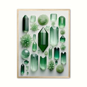 Grn Aventurin plakat Nr. 11 - Krystaller