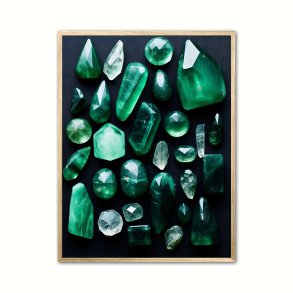 Grn Aventurin plakat Nr. 12 - Krystaller