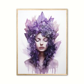 Ametyst Nr. 14 -  Krystal plakat