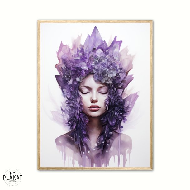 Ametyst Nr. 14 -  Krystal plakat
