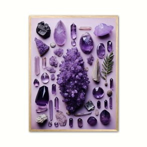 Ametyst Nr. 10 - Krystaller