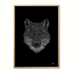 Ulv - Scribble plakat