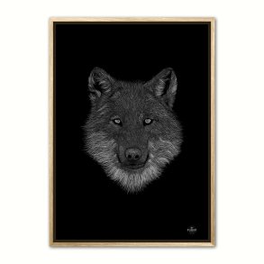 Ulv - Scribble plakat