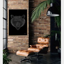 Bjrn - Scribble plakat