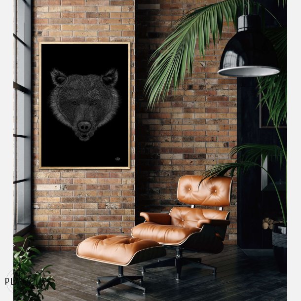 Bjrn - Scribble plakat