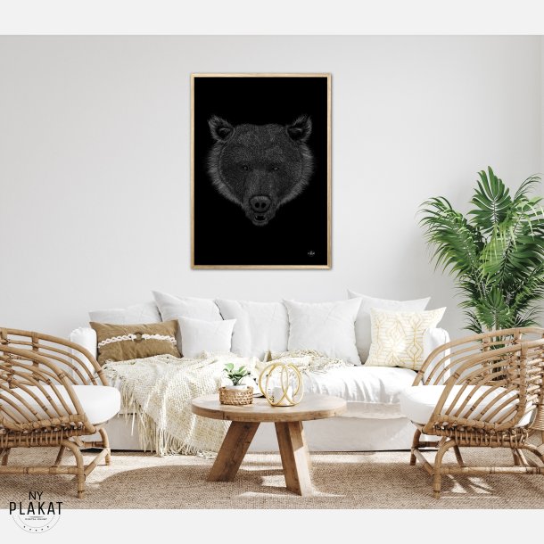 Bjrn - Scribble plakat