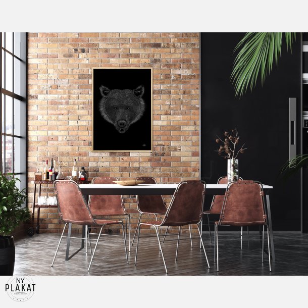 Bjrn - Scribble plakat