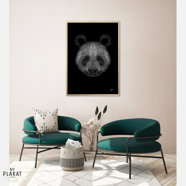 Panda - Scribble plakat