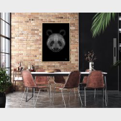 Panda - Scribble plakat