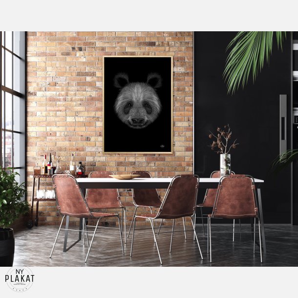 Panda - Scribble plakat