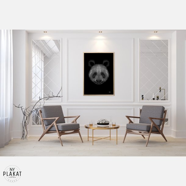 Panda - Scribble plakat