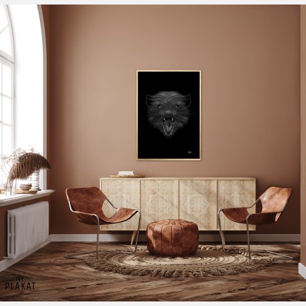 Tasmansk Djvel - Scribble plakat