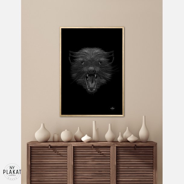 Tasmansk Djvel - Scribble plakat