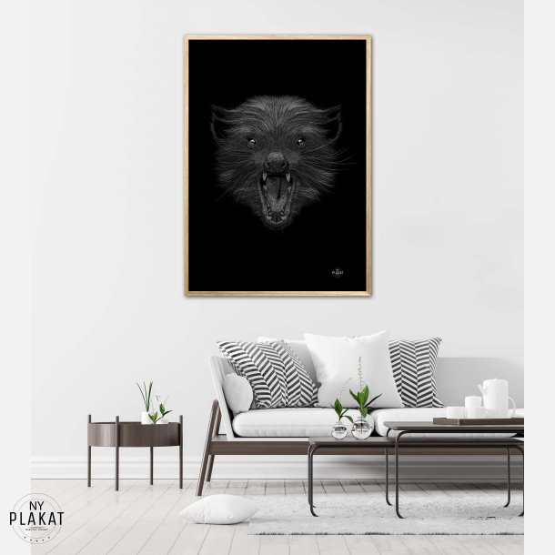 Tasmansk Djvel - Scribble plakat