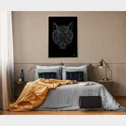 Bengalsk Tiger - Scribble plakat