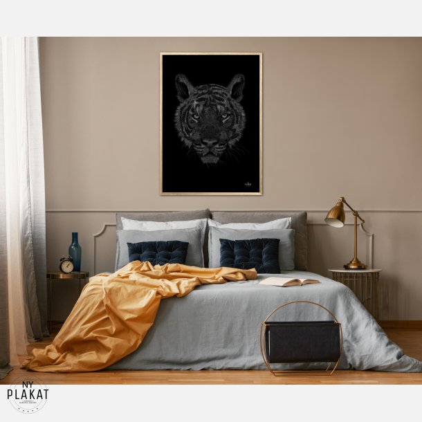 Bengalsk Tiger - Scribble plakat