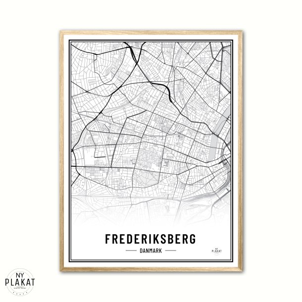 Frederiksberg - Plakat 30 x 40 cm